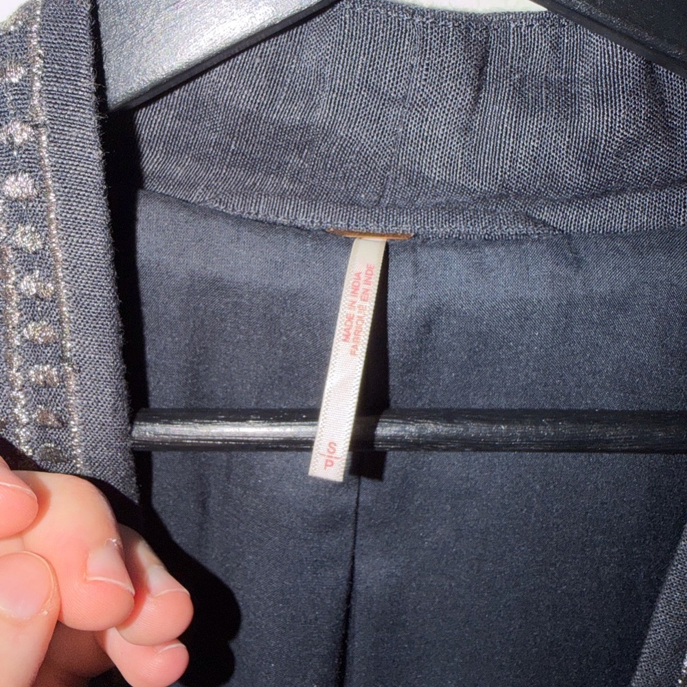 Free People dark blue Embroidered Jacket - Picture 5 of 7